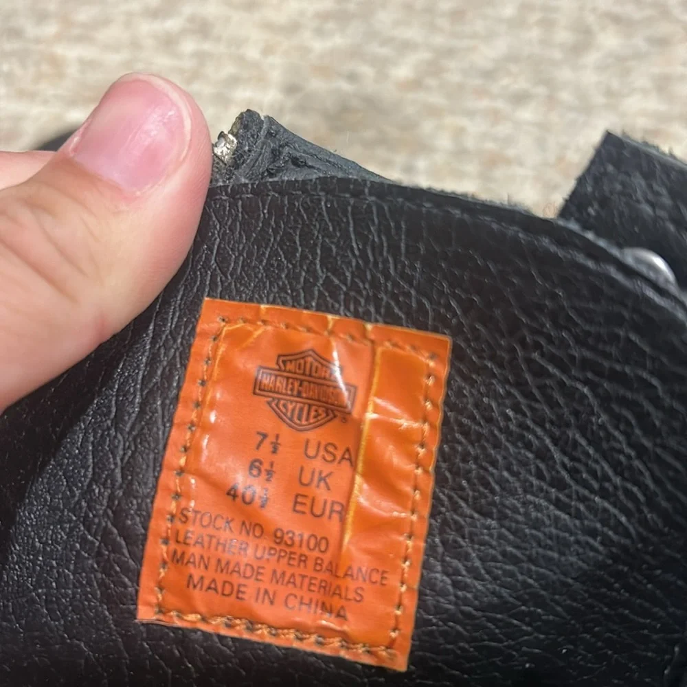 Harley-Davidson Black Boots - Picture 5 of 6